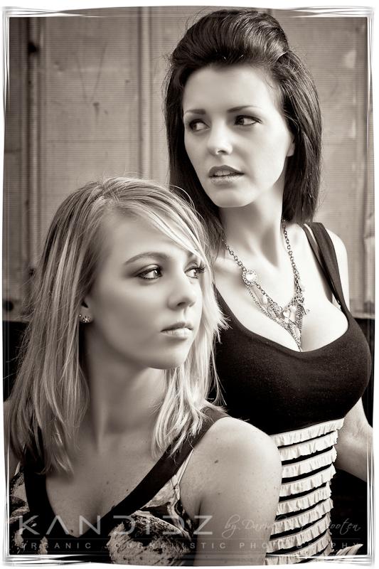 Female model photo shoot of Elizabeth Al and Kristen Gillespie
