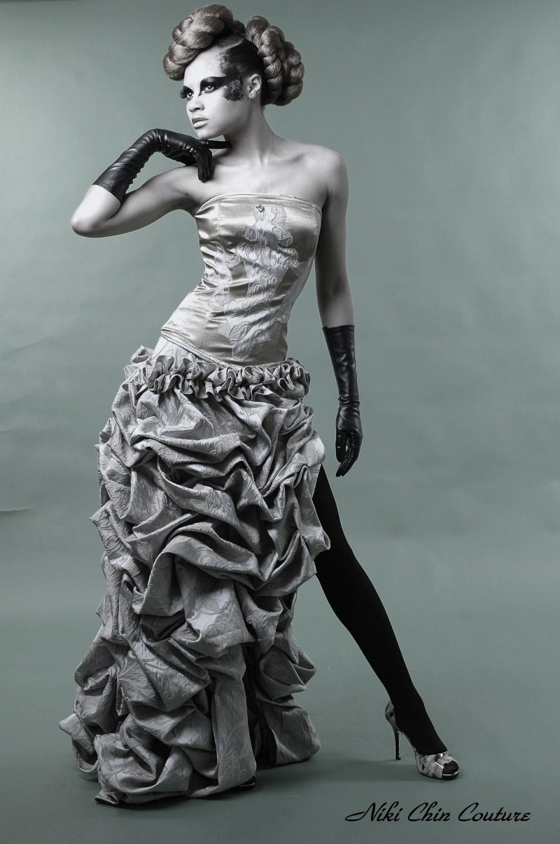 Female model photo shoot of NIKI CHIN, makeup by DonnaMarie MUA