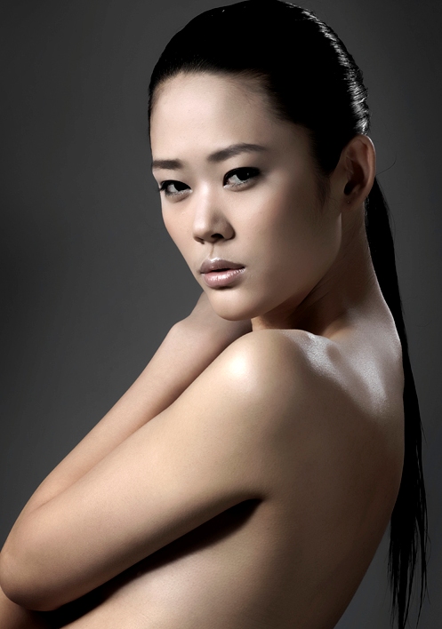 Female model photo shoot of Emily Na Guang Zi in Shanghai, China
