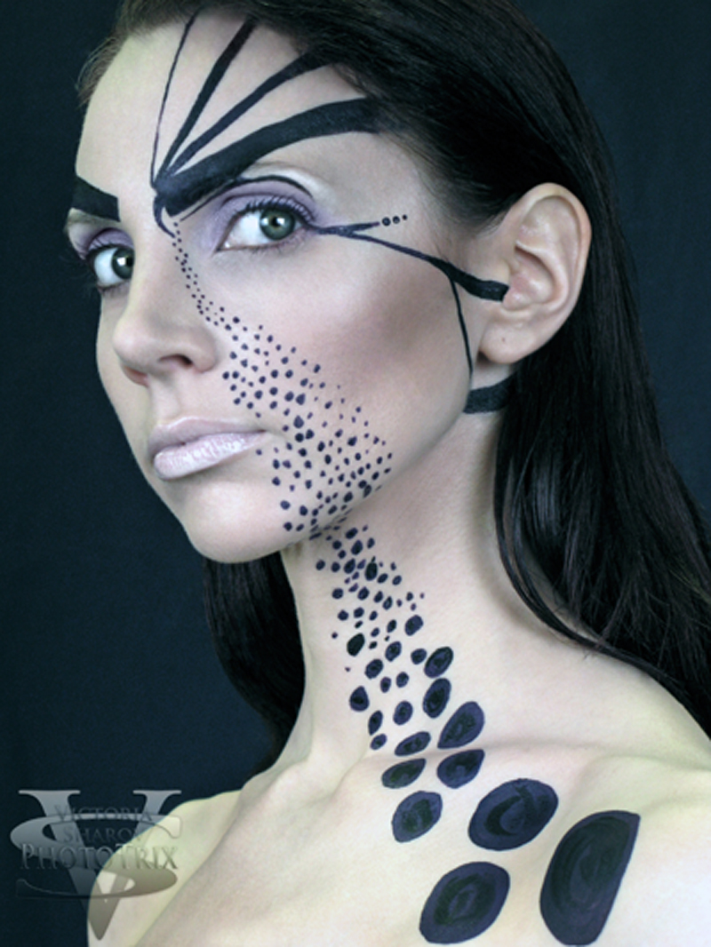 Female model photo shoot of Justine Body Painter LA, retouched by Edits by Victoria S