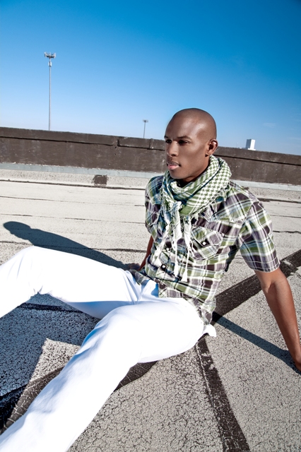 Male model photo shoot of  AB by Heather Helen Ray, makeup by Traci Moore