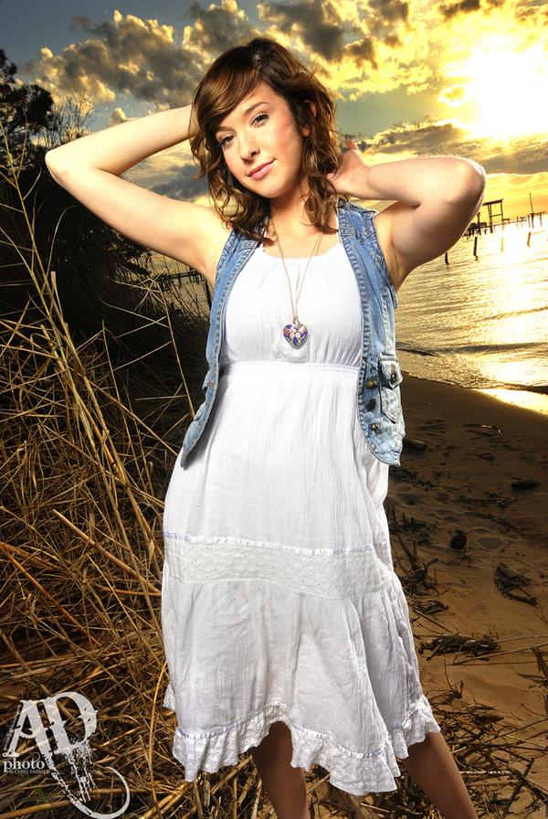 Female model photo shoot of Mia Winchester in Mobile Bay, AL
