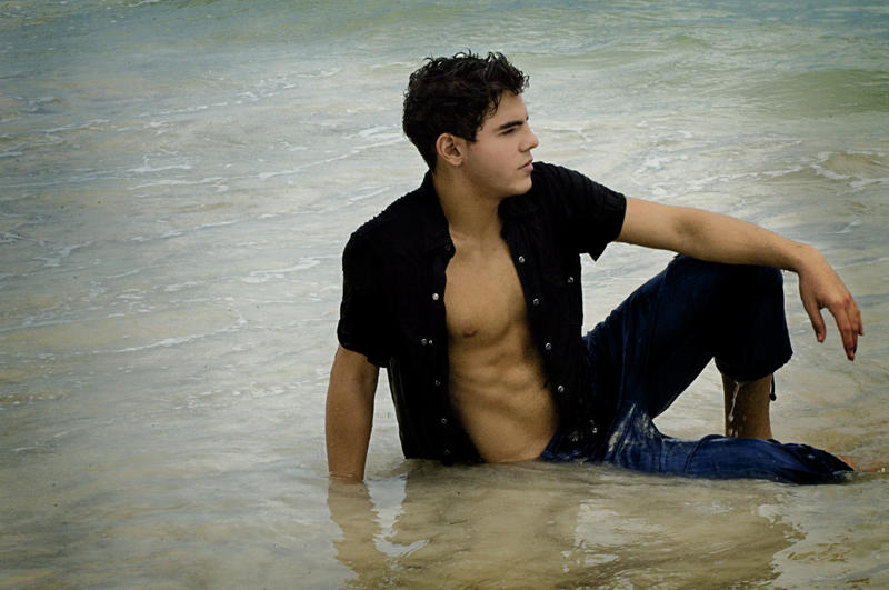 Male model photo shoot of Josh Ribadeo in South Beach