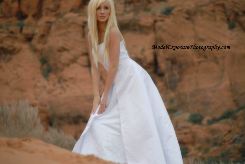 Female model photo shoot of Authentic Moments in Snow Canyon