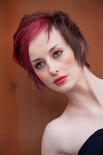 Female model photo shoot of April Miele by Nick Rawlings in Leeds, West Yorkshire, makeup by Catherine Elizabeth
