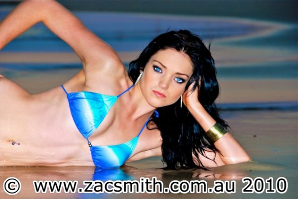 Female model photo shoot of shelley OBree in kirra beach