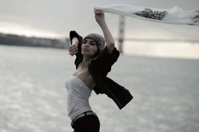 Female model photo shoot of Margarita Aivazova in Ferry
