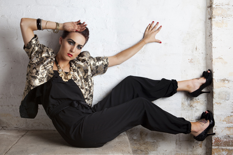 Female model photo shoot of Emma Lucas MUA by Lucia Fernandez Muriano in West End, wardrobe styled by dresstheparts