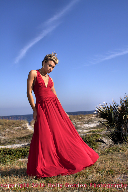 Female model photo shoot of HollyGordonStylist in The Atlantic Beach Estate, Atlantic Beach, FL