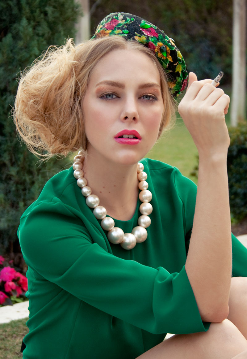Female model photo shoot of amber kelso styles, makeup by Faye Lauren
