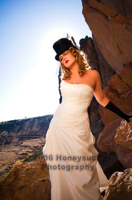 Female model photo shoot of Ashlynn Swindoll in Smith Rock, OR