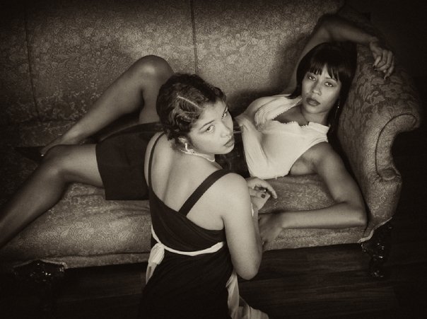 Female model photo shoot of Miss Chiff and Jaydi Bella by Ikonik Photoart in Chat Marler's Studio