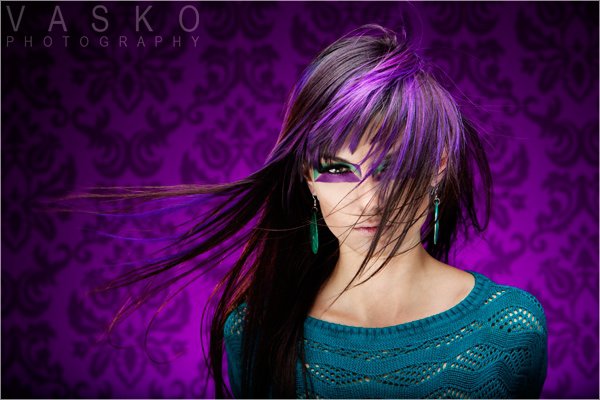 Female model photo shoot of aleksandra Ska by Vasko Obscura, makeup by Monica Kalra