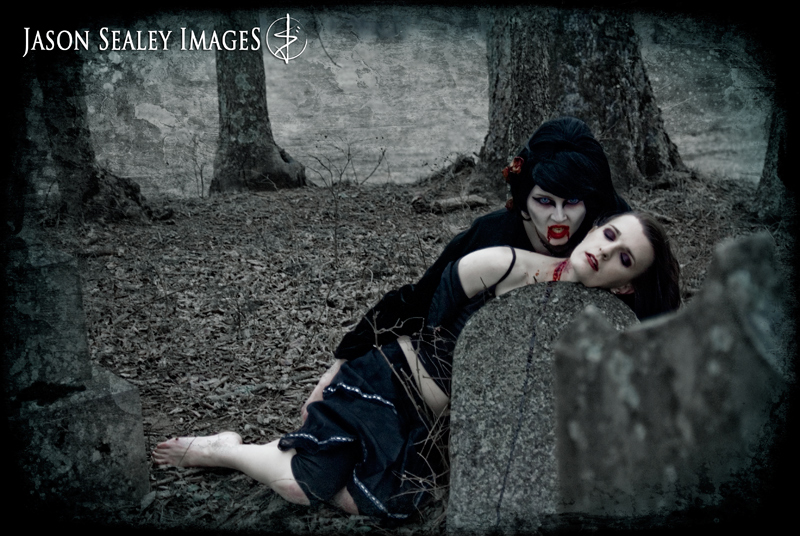 Female model photo shoot of Sweet Melissa Sue and Chelsea E by Jason Sealey Images, makeup by Aria Darling