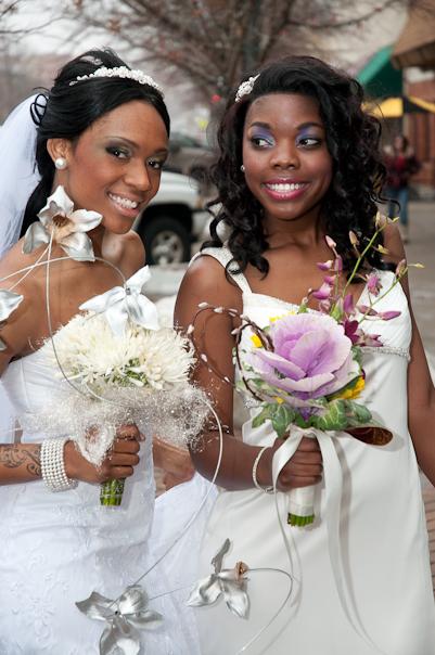 Female model photo shoot of Jodine Romano in Free State Bridal Show 2010