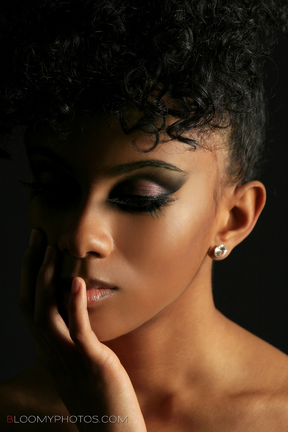Female model photo shoot of Bloomy Photography and TerriAnn Peters in Brooklyn, makeup by Jia Artisrty