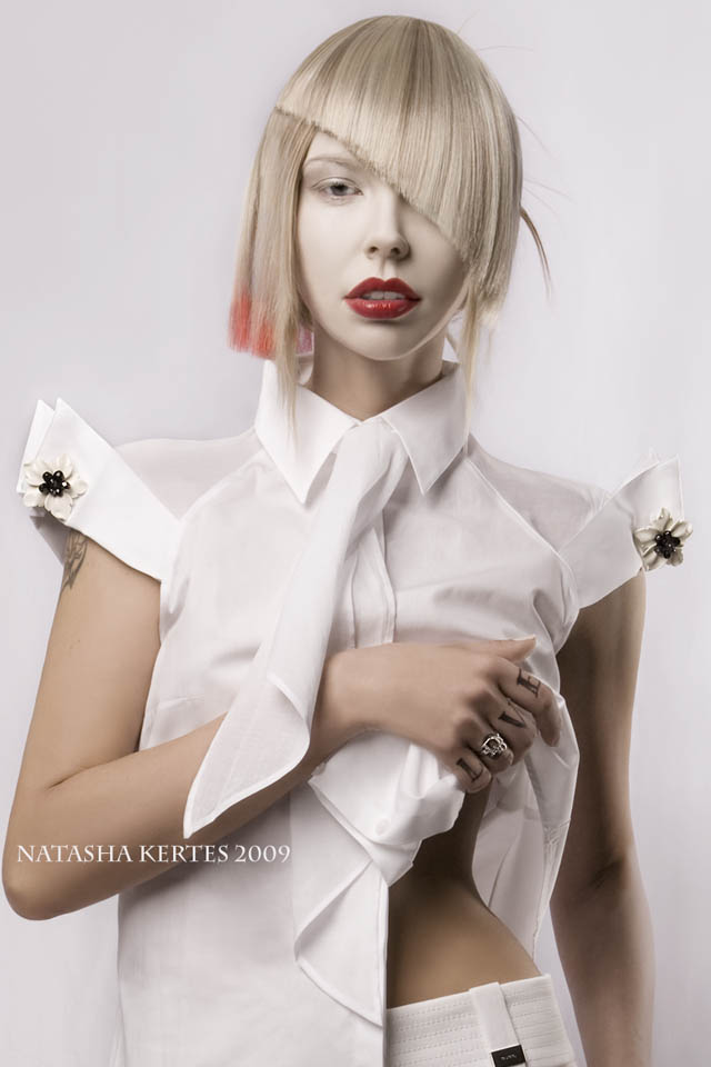 Male model photo shoot of Skip Gue by natasha kertes, hair styled by Skip Gue, makeup by Taryll Atkins