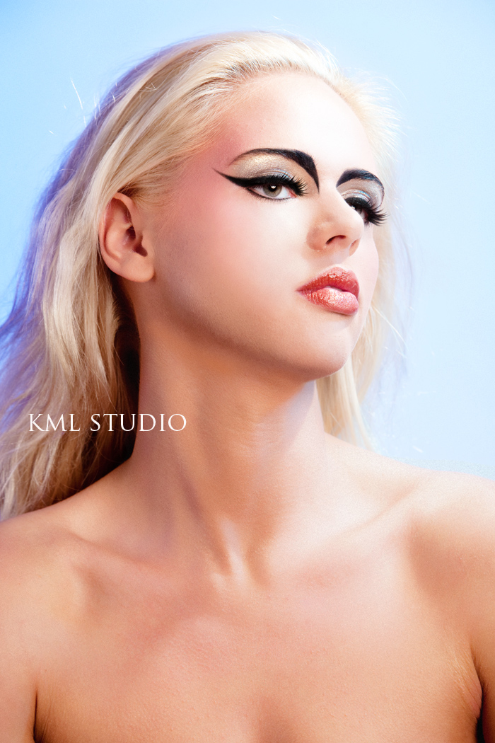 Female model photo shoot of KMLStudio Makeup Artist and LoveInfinity by Xue Vue Photography