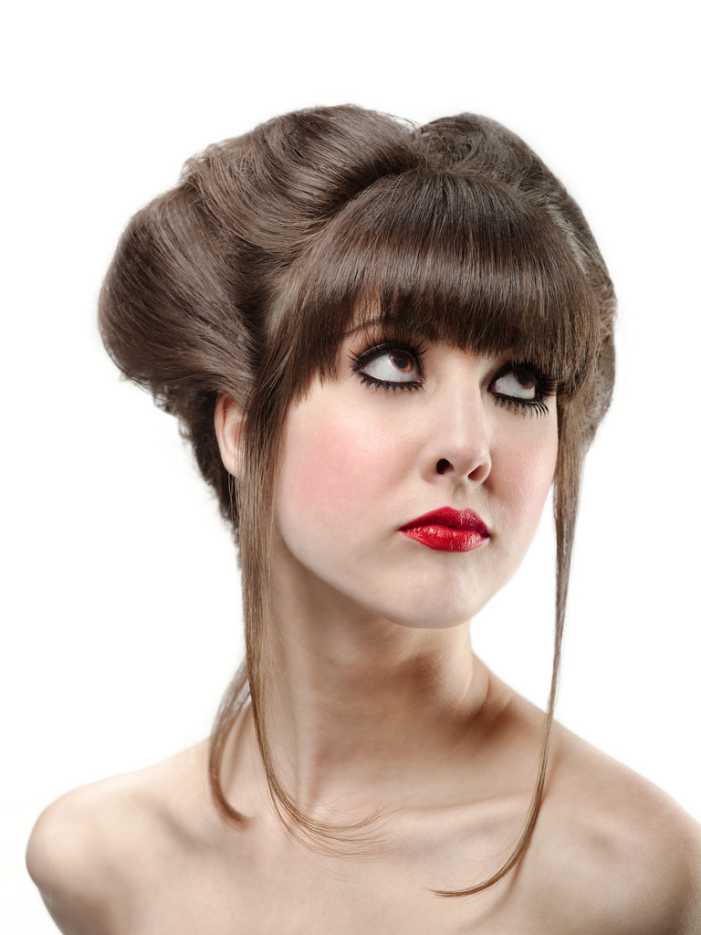 Female model photo shoot of xStephaniex by Alex Minkin, makeup by LizW_Makeup