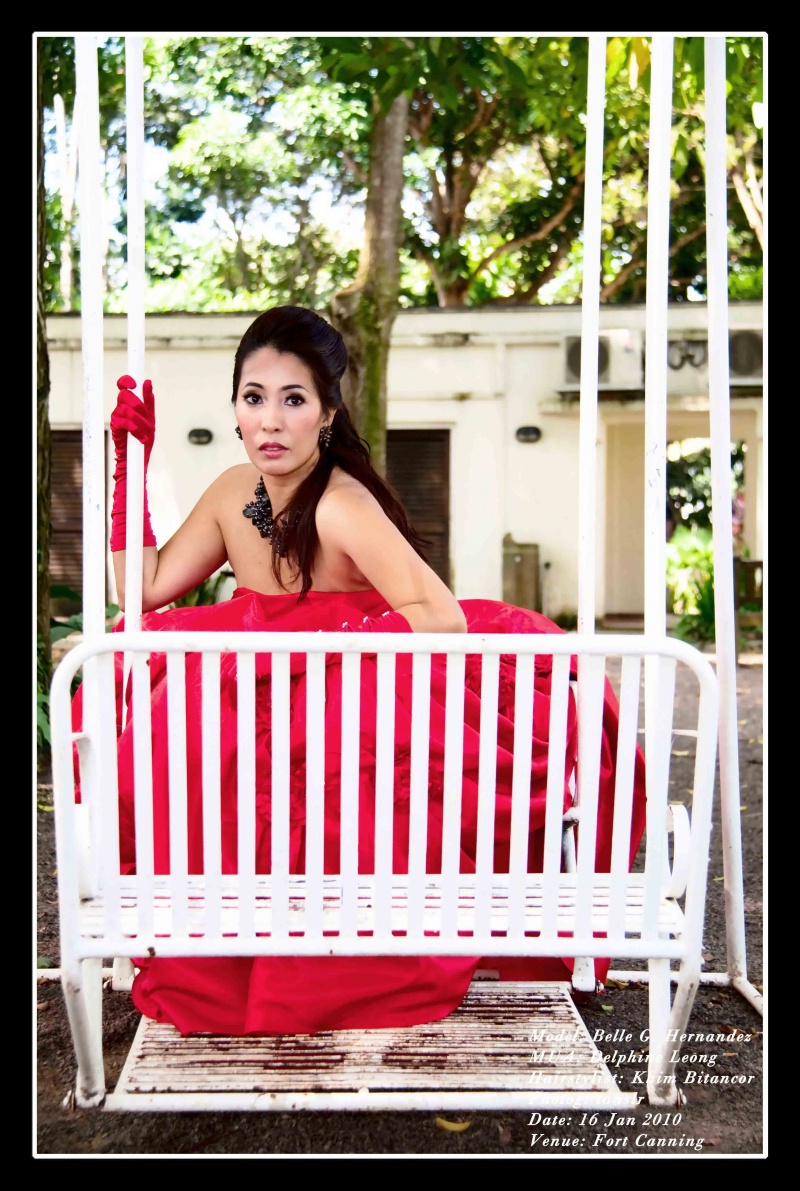 Female model photo shoot of Delphine Leong