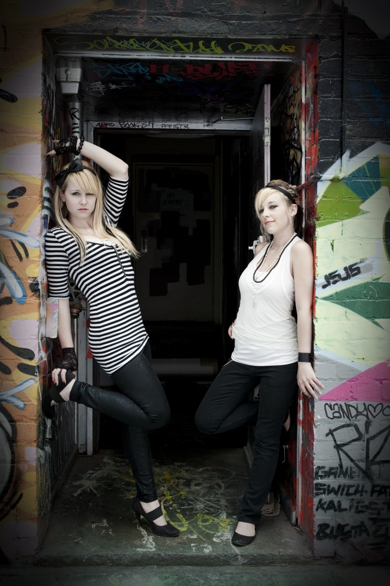Female model photo shoot of Sammii Reed and Ashlea Jade by FSP in Melbourne CBD