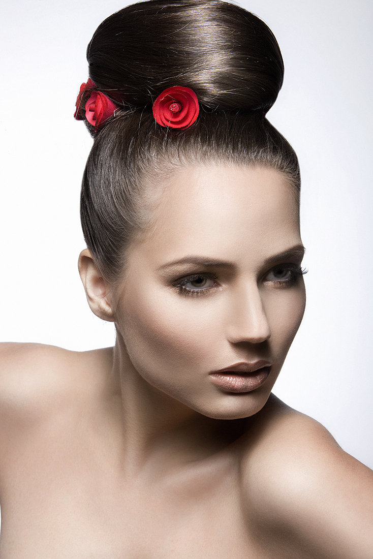 Female model photo shoot of Gabriela Yanitz by X_X_X in Seatac, WA, makeup by Fresh Face Stace