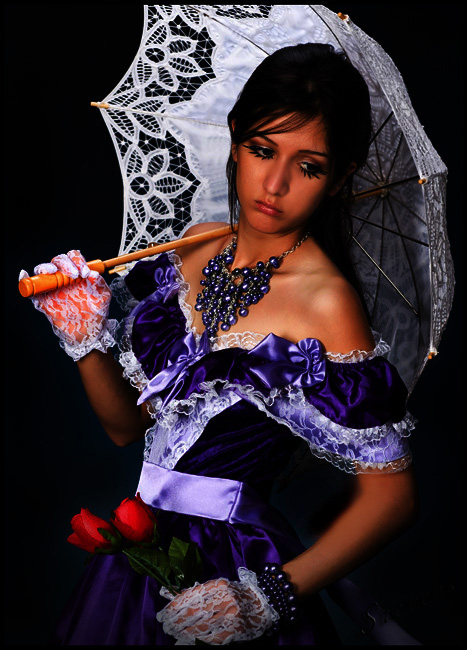 Female model photo shoot of Alejandra Guerra by DickStevensPhotography