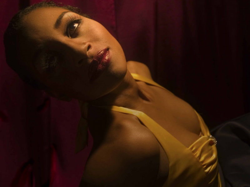 Female model photo shoot of  iris9 by Scott Carter Cooper, makeup by Randall Jenson