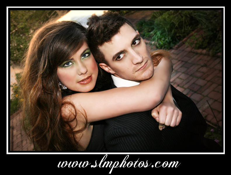 Female and Male model photo shoot of Shauna Lynn Productions, Justine Joy and the rodo, hair styled by LindsayMcNally, makeup by Lindsay McNally