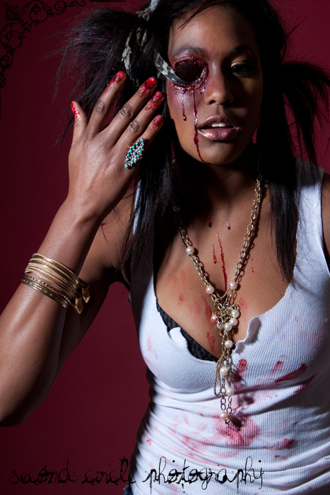 Female model photo shoot of Tenia S by azziewashere in Temecula, CA, makeup by Ravenous Intentions