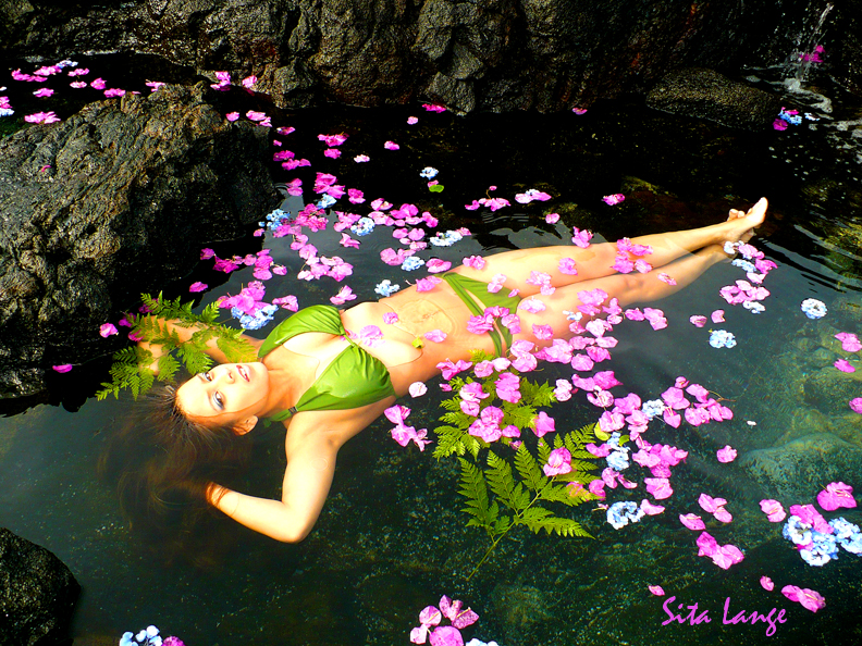 Female model photo shoot of Hawaiian Mermaids and Stennie in Keaukaha