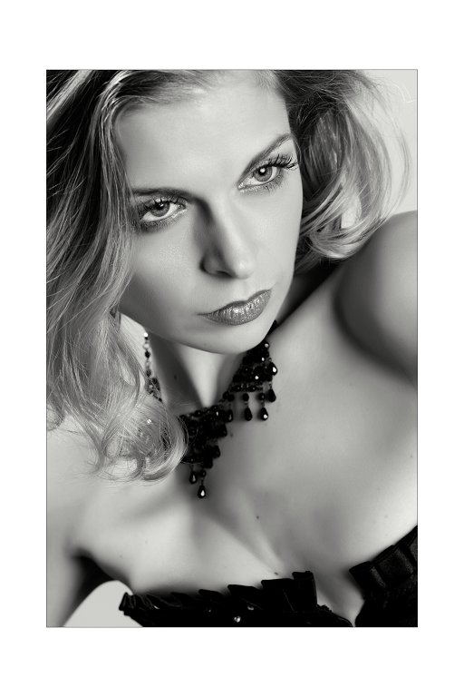 Female model photo shoot of Annette Yvonne MUA in Vienna/Studio