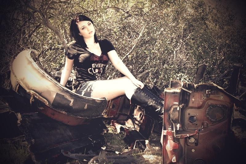 Female model photo shoot of Harley Dupree by Jordan Hamilton May in Holy Jim Canyon, CA