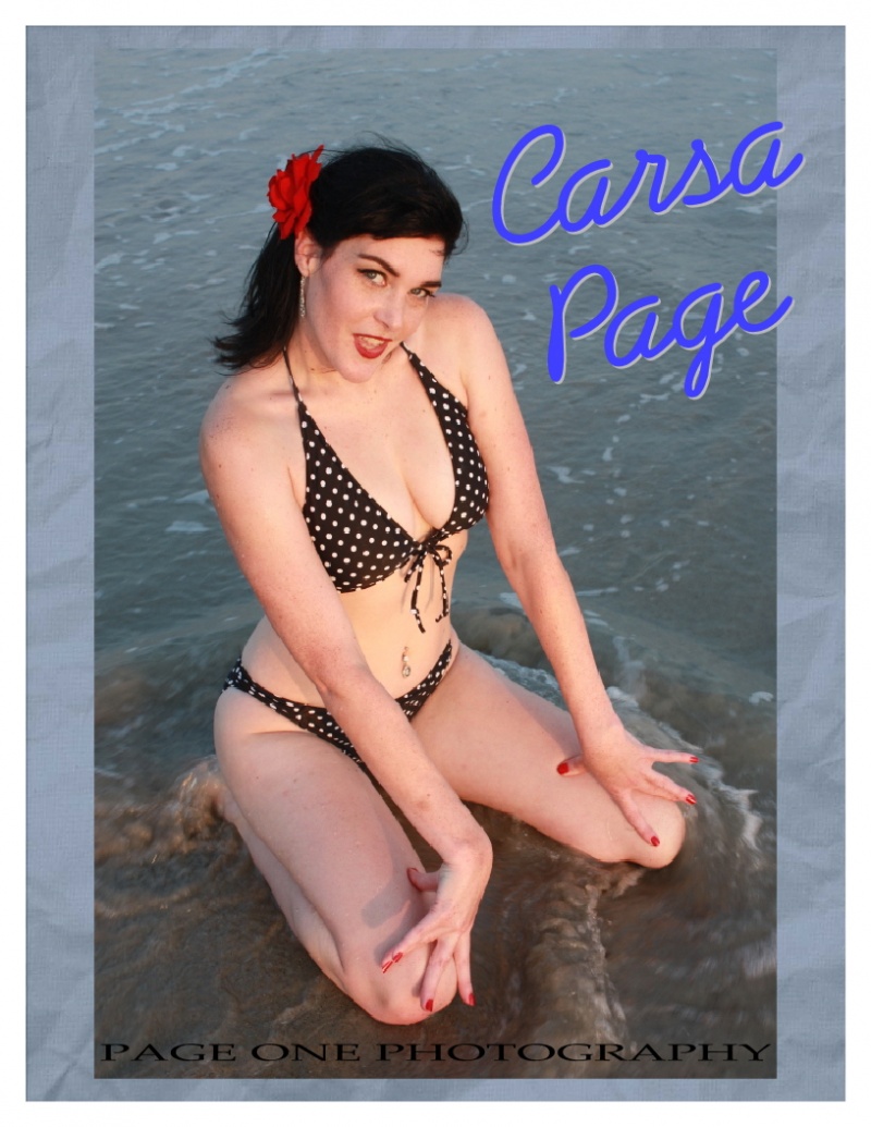 Female model photo shoot of Carsa Page in Emerald Isle