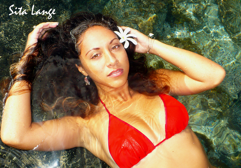Female model photo shoot of Hawaiian Mermaids