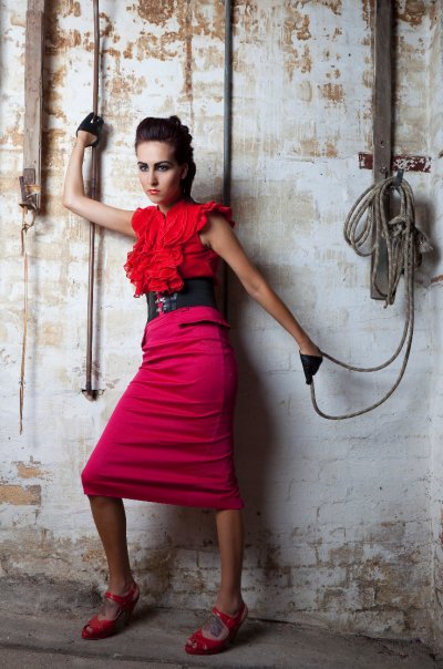 Female model photo shoot of dresstheparts in brisbane