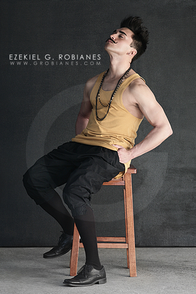 Male model photo shoot of Ezekiel G Robianes