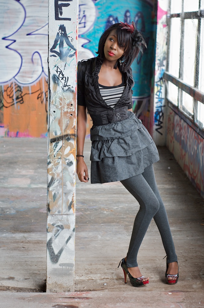 Female model photo shoot of BlackDahlia by Grit City Pinups