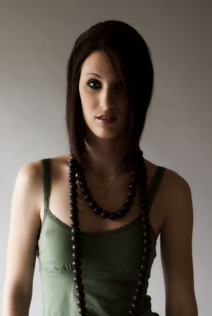 Female model photo shoot of Nikita Miles by Ronzphoto 