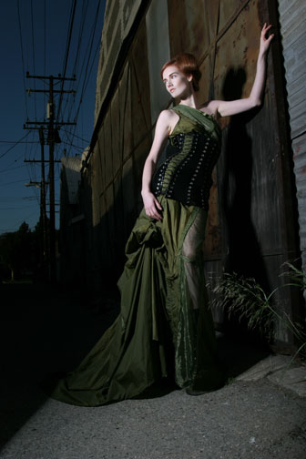 Female model photo shoot of FierceCouture and EvanEvan by Monique Antoinette, hair styled by Dark Interest