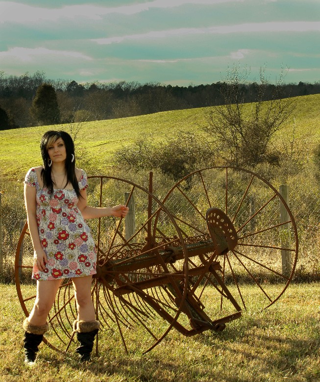 Female model photo shoot of Zayn Photography and Pandie Bear in Midland, NC, makeup by Svio