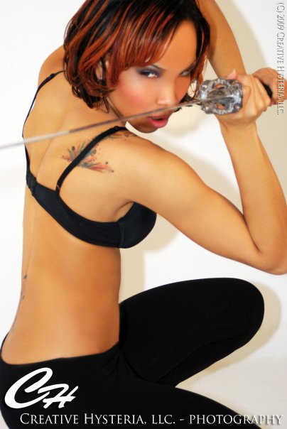 Female model photo shoot of TeeT in Cretive Hysteria Studios, White Plains, MD