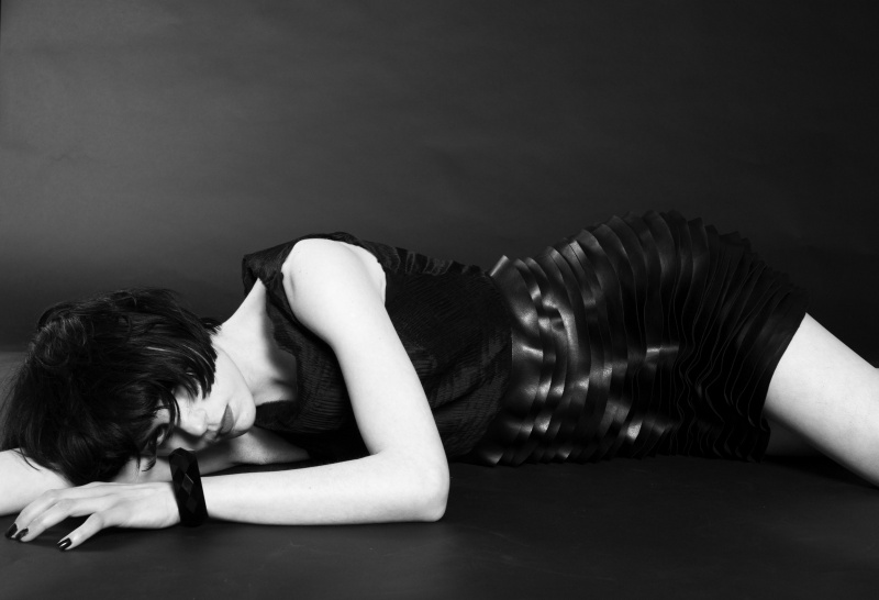 Female model photo shoot of Sabah Aria in 4.2MORROW  Studios