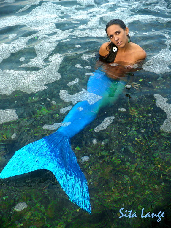 Female model photo shoot of Hawaiian Mermaids in Mermaid pools