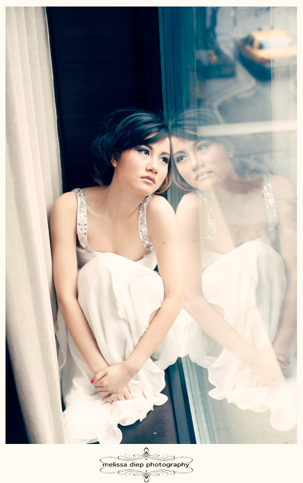 Female model photo shoot of melissa Diep, makeup by Diem Angie Nguyen