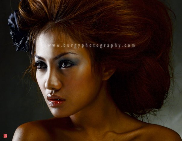Female model photo shoot of SiSKA  Makeup Artist in kurakuraku studio