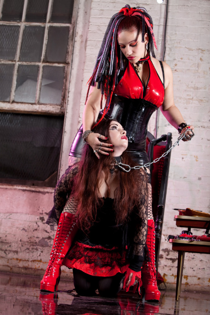 Female model photo shoot of Divinorae Elleven and Lady Zombie NYC by Retinal Fetish