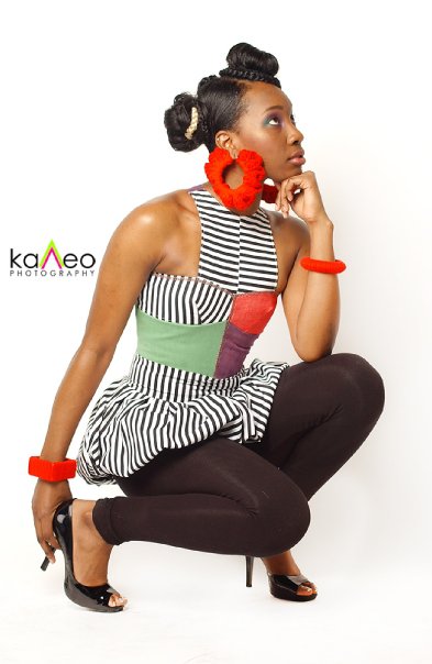Female model photo shoot of Cleva Collections by Kaneo Biggs in Manhattan