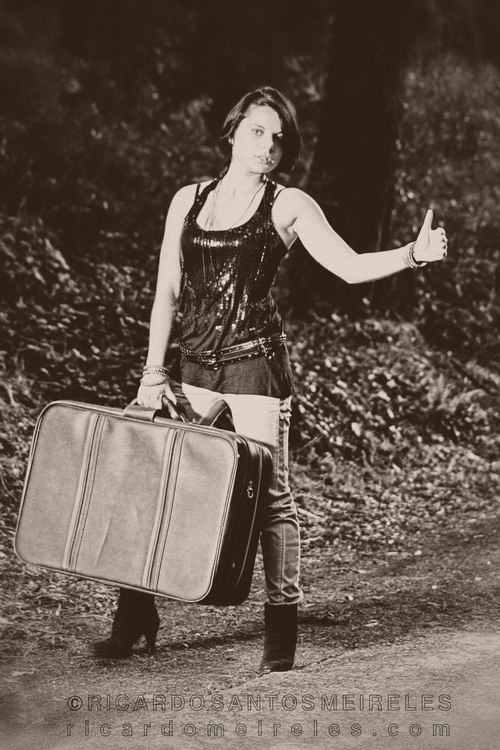 Female model photo shoot of Shibi by Ricardo Santos Meireles in Serra de Sintra