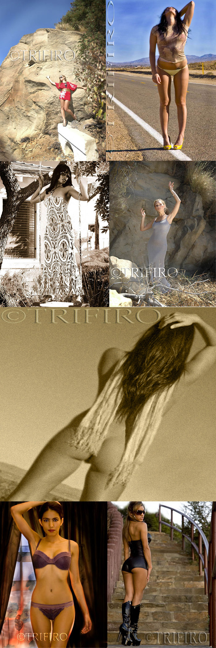 Male and Female model photo shoot of TRIFIRO PRODUCTIONS, Jody Kovac and Bruna de Andrade in LA highDessert SimiValley CA  Vegas NV USA